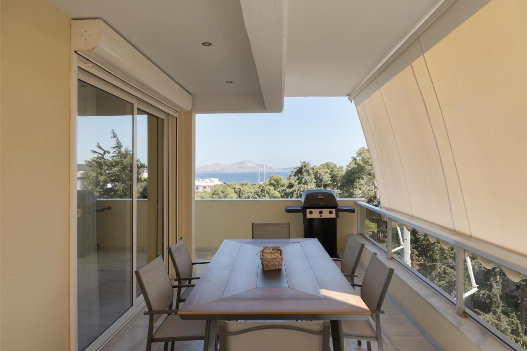 Ferienwohnung Athenian Riviera Sea View Penthouse Vári Exterior foto