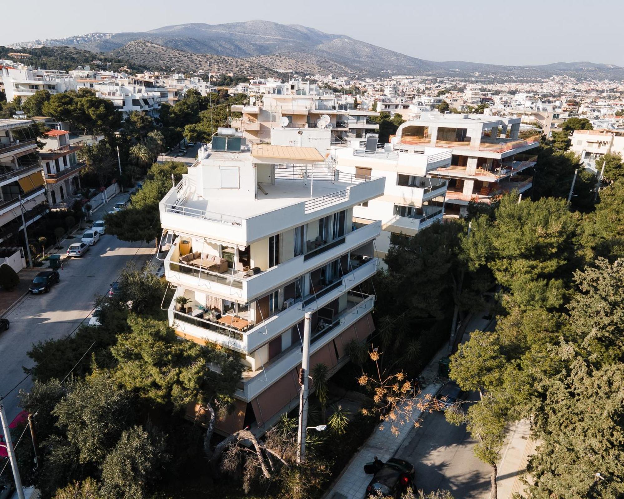 Ferienwohnung Athenian Riviera Sea View Penthouse Vári Exterior foto